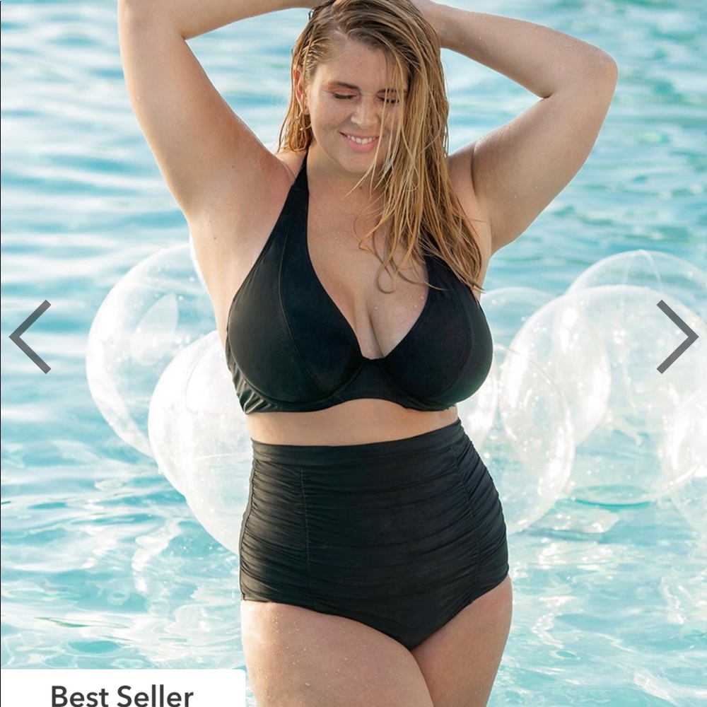 High-Waisted Control Bikini Bottoms